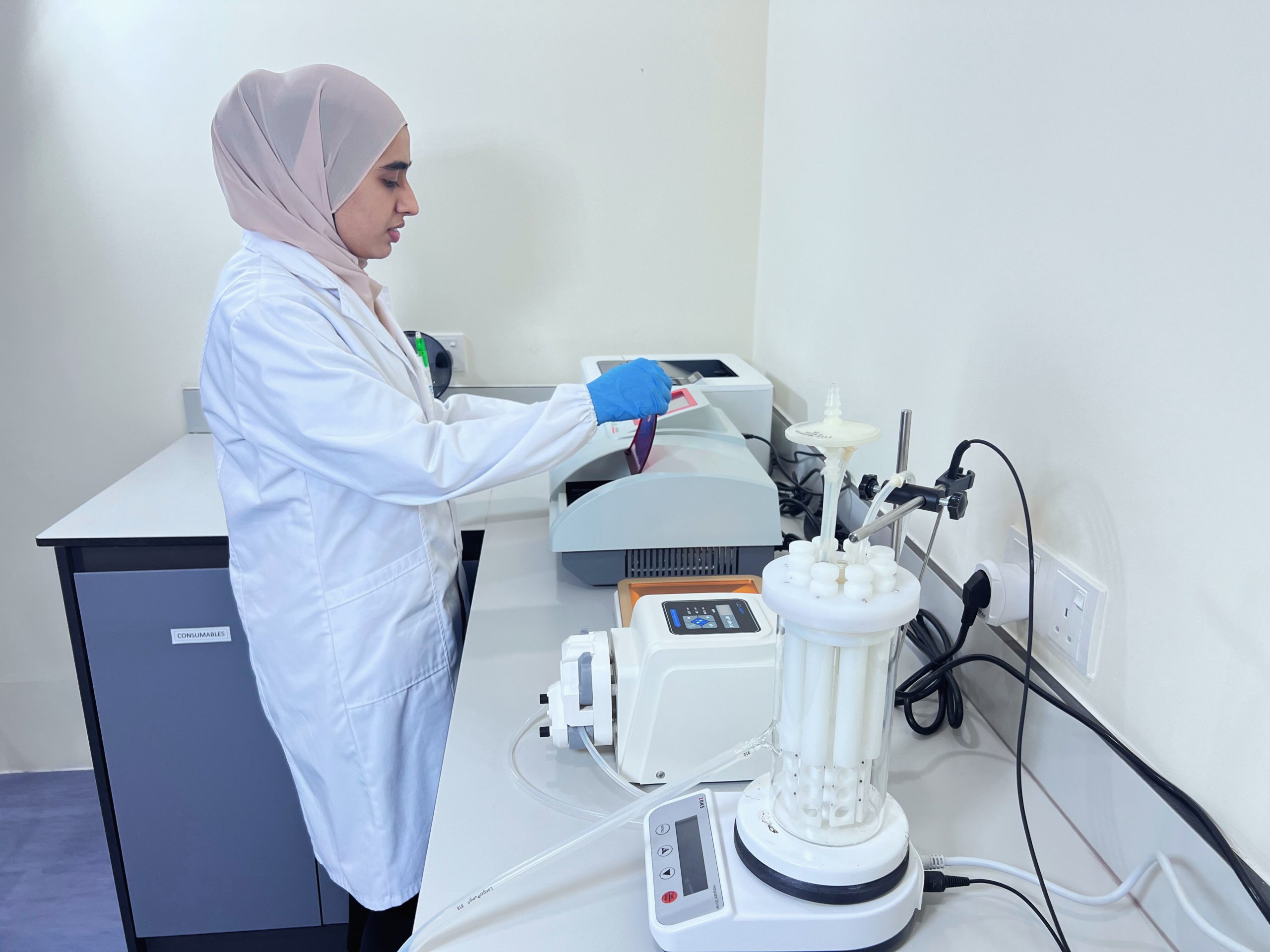 Media Preparation & Sanitization Area